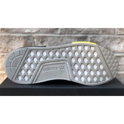 Adidas shoes NMD - Metal Grey / Yellow / Black 3