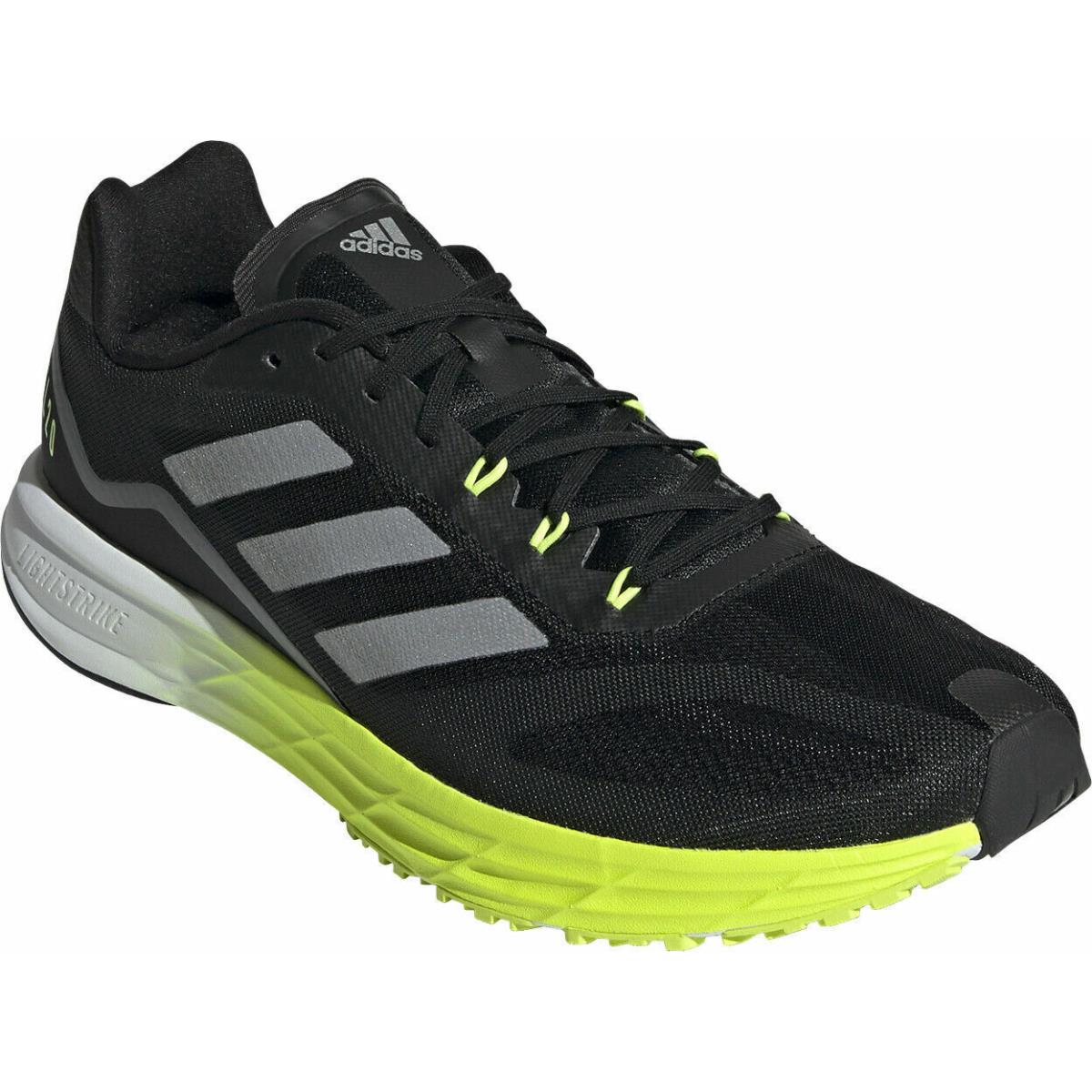Adidas SL20.2 Men`s Running Training Shoes Black/yellow/silver FW9156