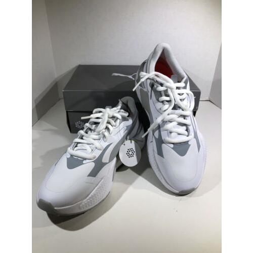 Puma Rs-g Men s Size 8 White/gray Athletic Golf Shoes X7-1547