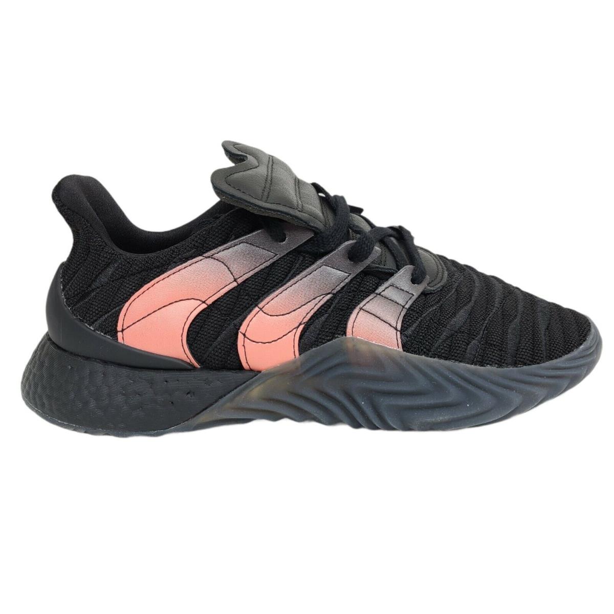 Adidas Originals Mens 10 Sobakov 2.0 Boost Black Lifestyle Sneakers Shoes EE5632 - Black, Manufacturer: core black/solar orange/core black
