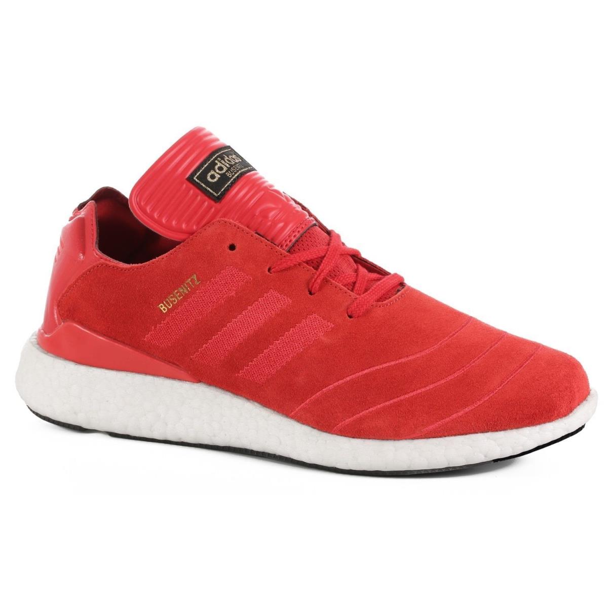 Adidas Busenitz Pure Boost Scarlet Red White F37885 351 Men`s Shoes - Scarlet