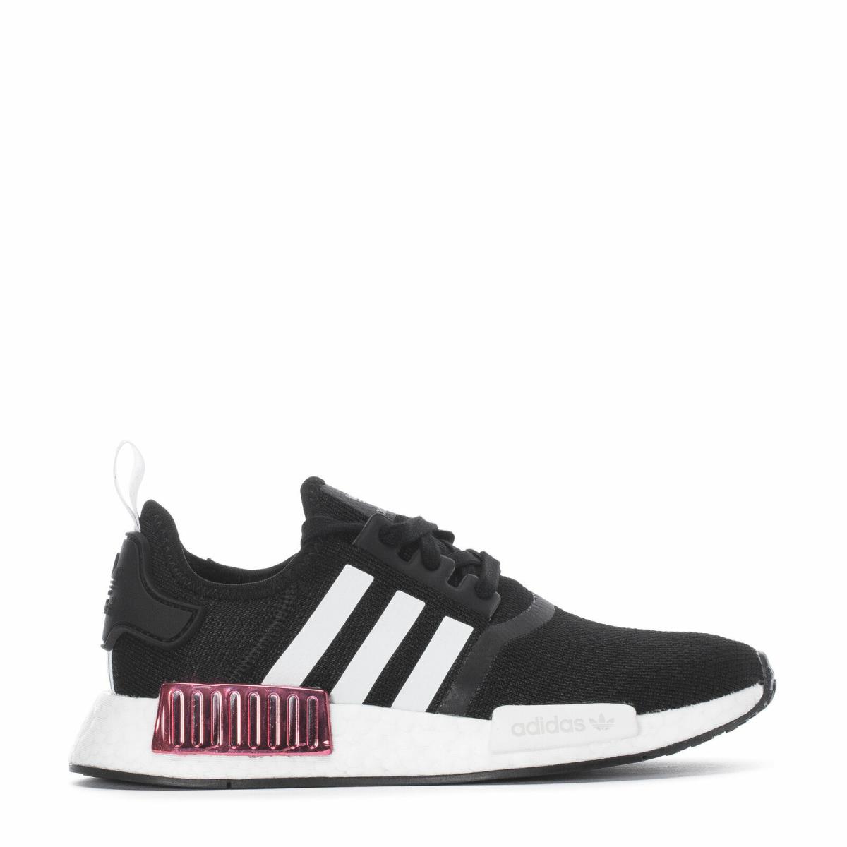 Adidas NMD_R1 Women`s Shoes Black White Rose FY3771