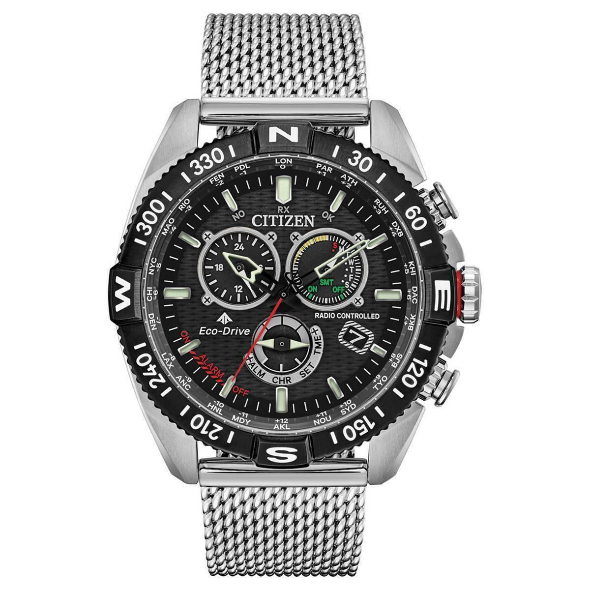 Citizen CB5840-59E Promaster Navihawk Eco-drive Radio Controlled World Watch