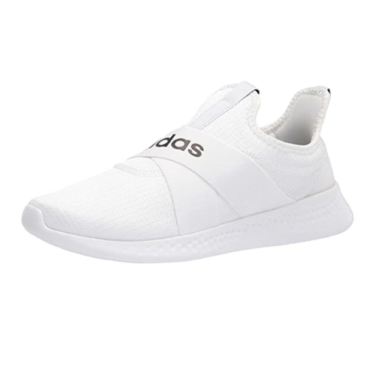 Adidas Women`s Puremotion Adapt Running Shoe - White/Black/Dove Grey