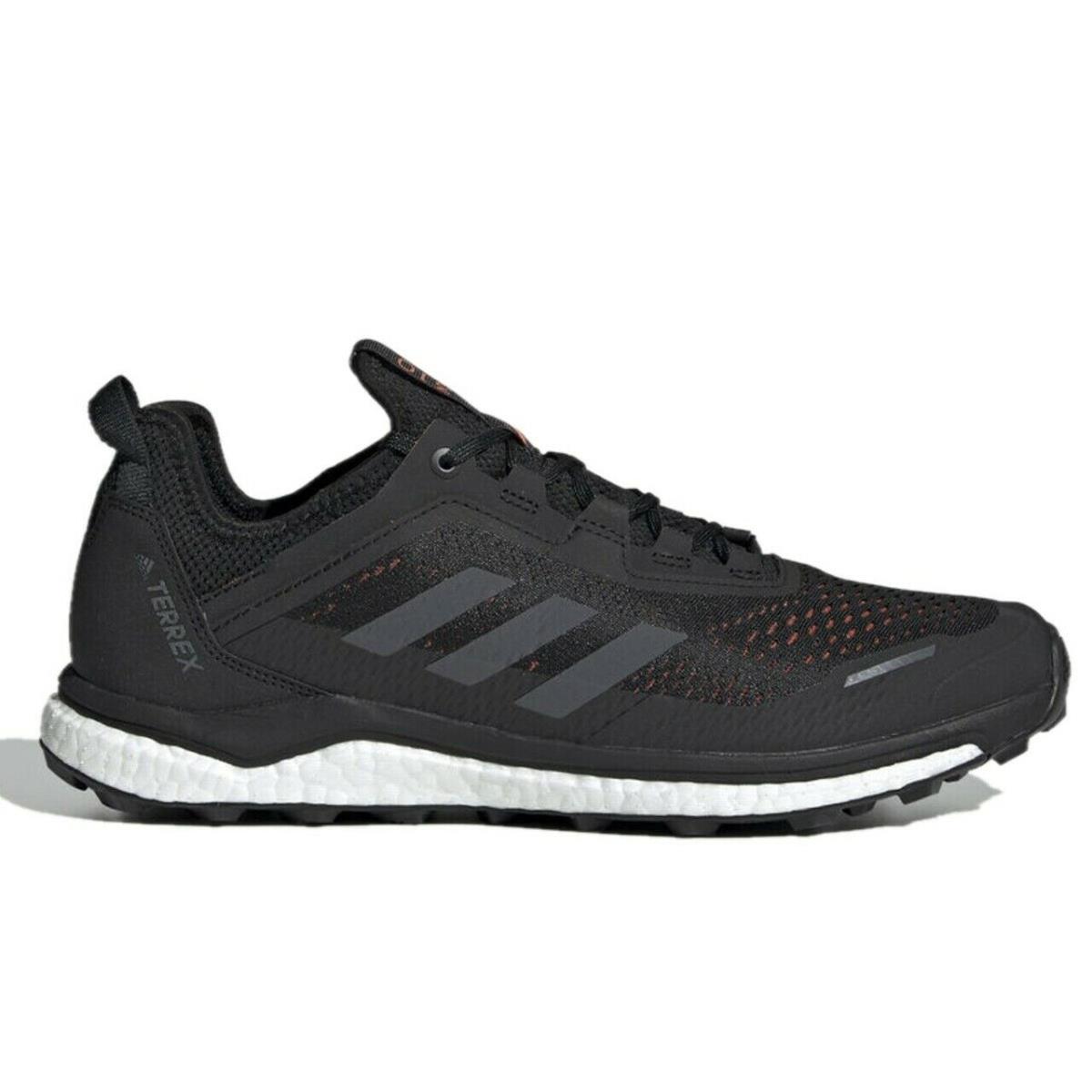 Adidas G26100 Men`s Outdoor Terrex Agravic Flow Shoes Black/greysix/solarorange - Black/GreySix/SolarOrange