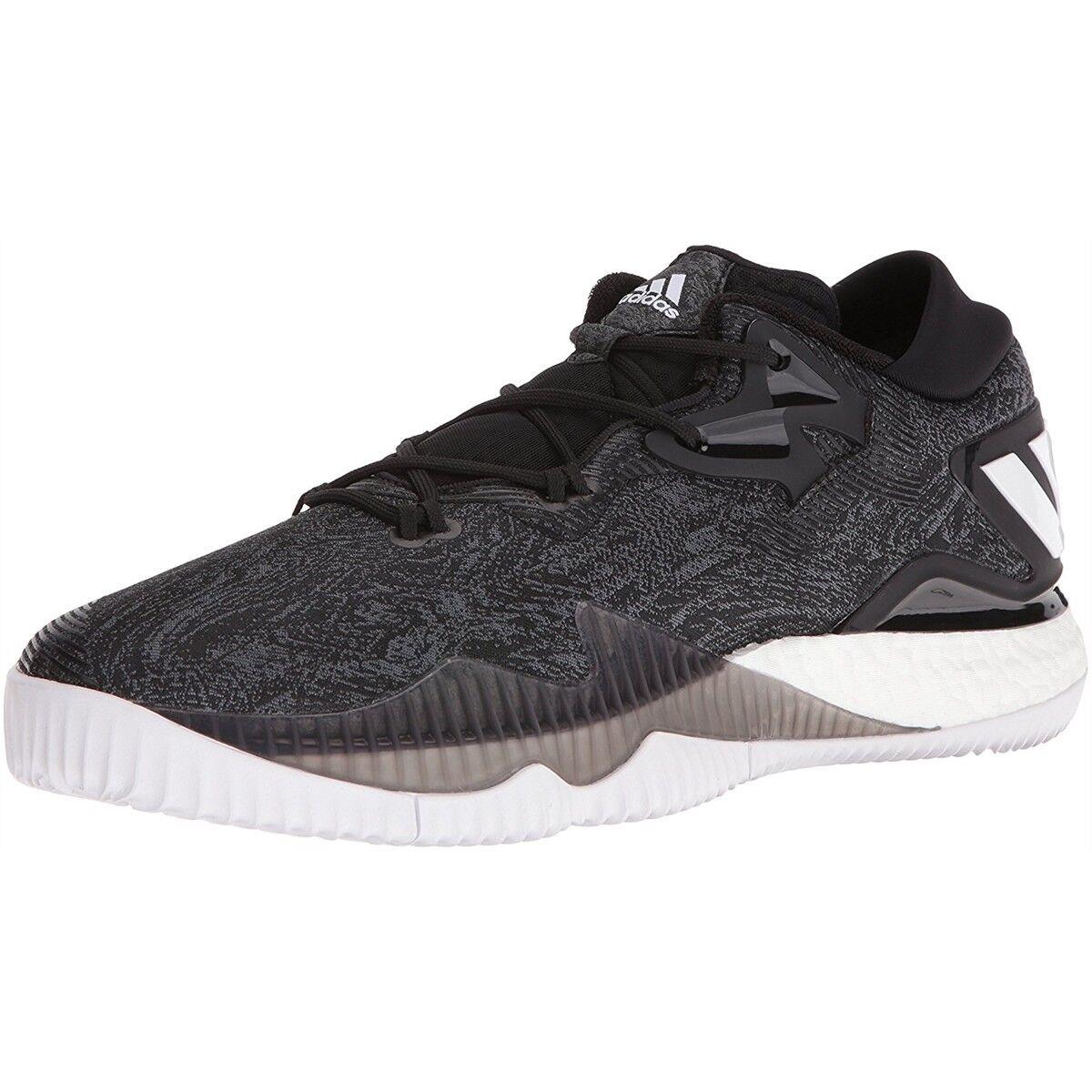 Adidas Men Athletic SM CL Crazylight Boost Low 2016 Vets Day Basketball Shoes Black/White