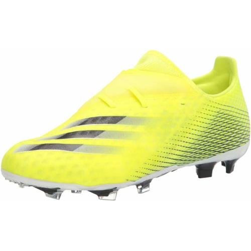 Adidas Men`s X Ghosted.2 Firm Ground Soccer Shoe Solar Yellow/White/Team Royal Blue