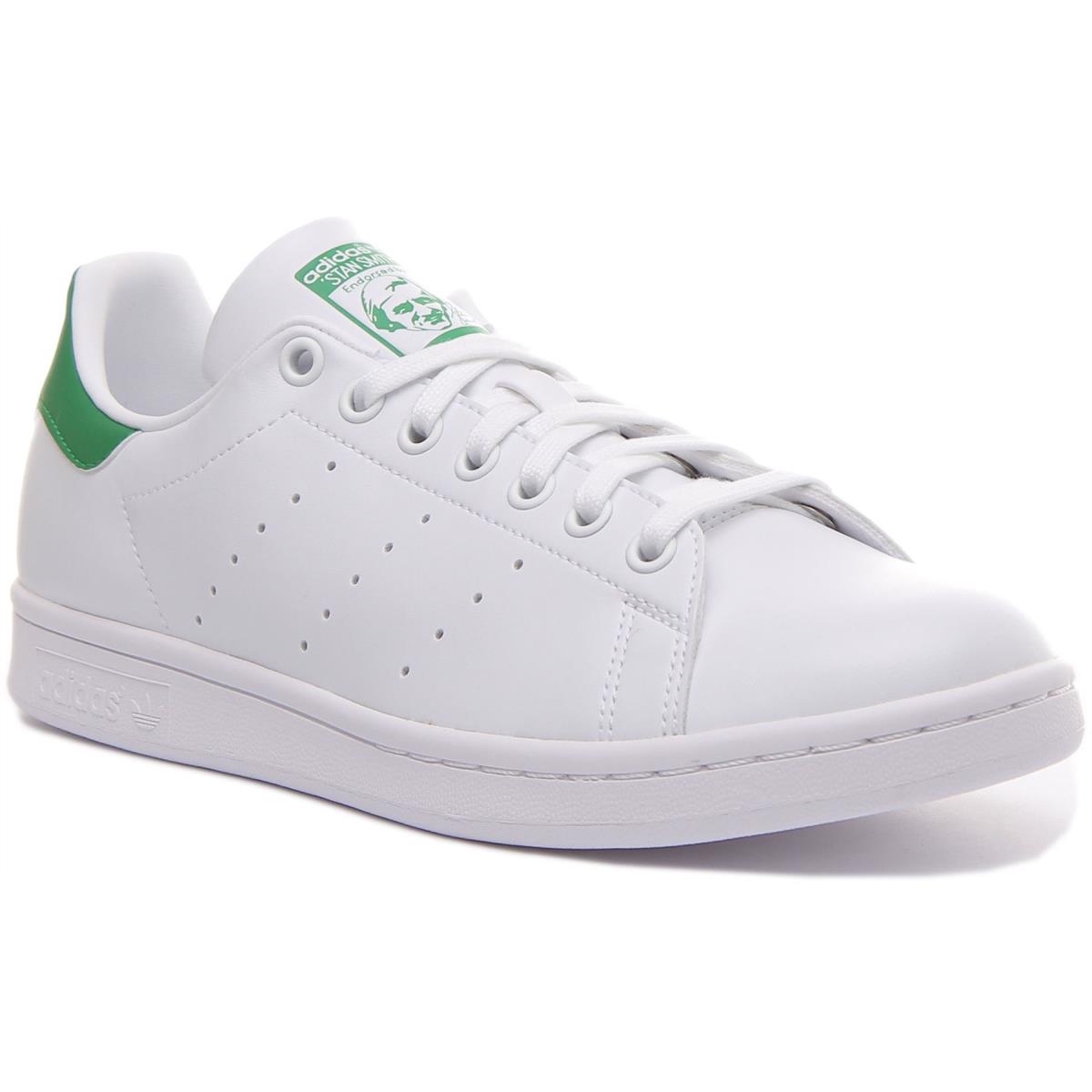 Adidas Mens Stan Smith Classic Tennis Shoe In White Green US 8 - 13 WHITE GREEN