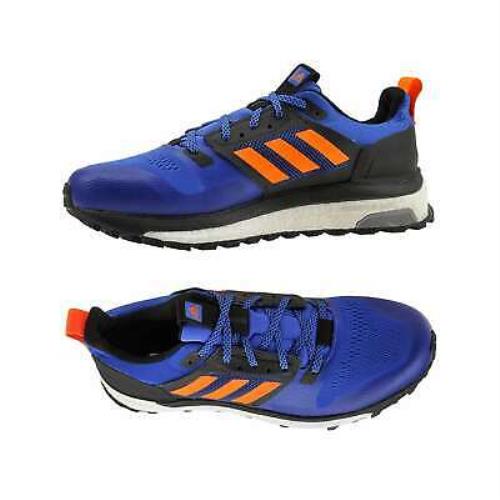 Adidas Men Sneakers Supernova Trail Running Lace Up Synthetic Shoes Hi-Res Blue