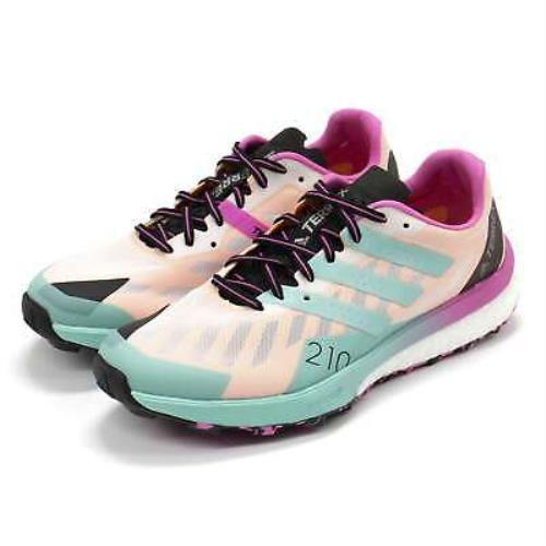 Adidas Terrex Speed Ultra Trail Women`s Running Shoes Trail Sneaker Multi Color