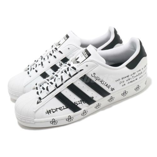 Adidas Originals Superstar Graffiti White Black Women Classic Casual Shoe GV9804