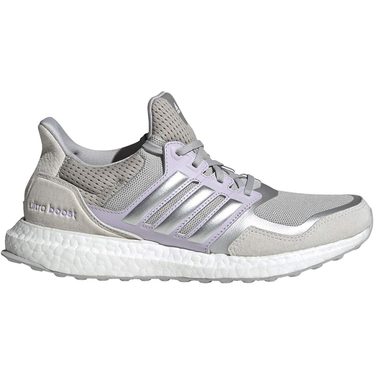Women`s Adidas Ultraboost Dna S L Shoes fw8390 Grey/silver/purple Tint