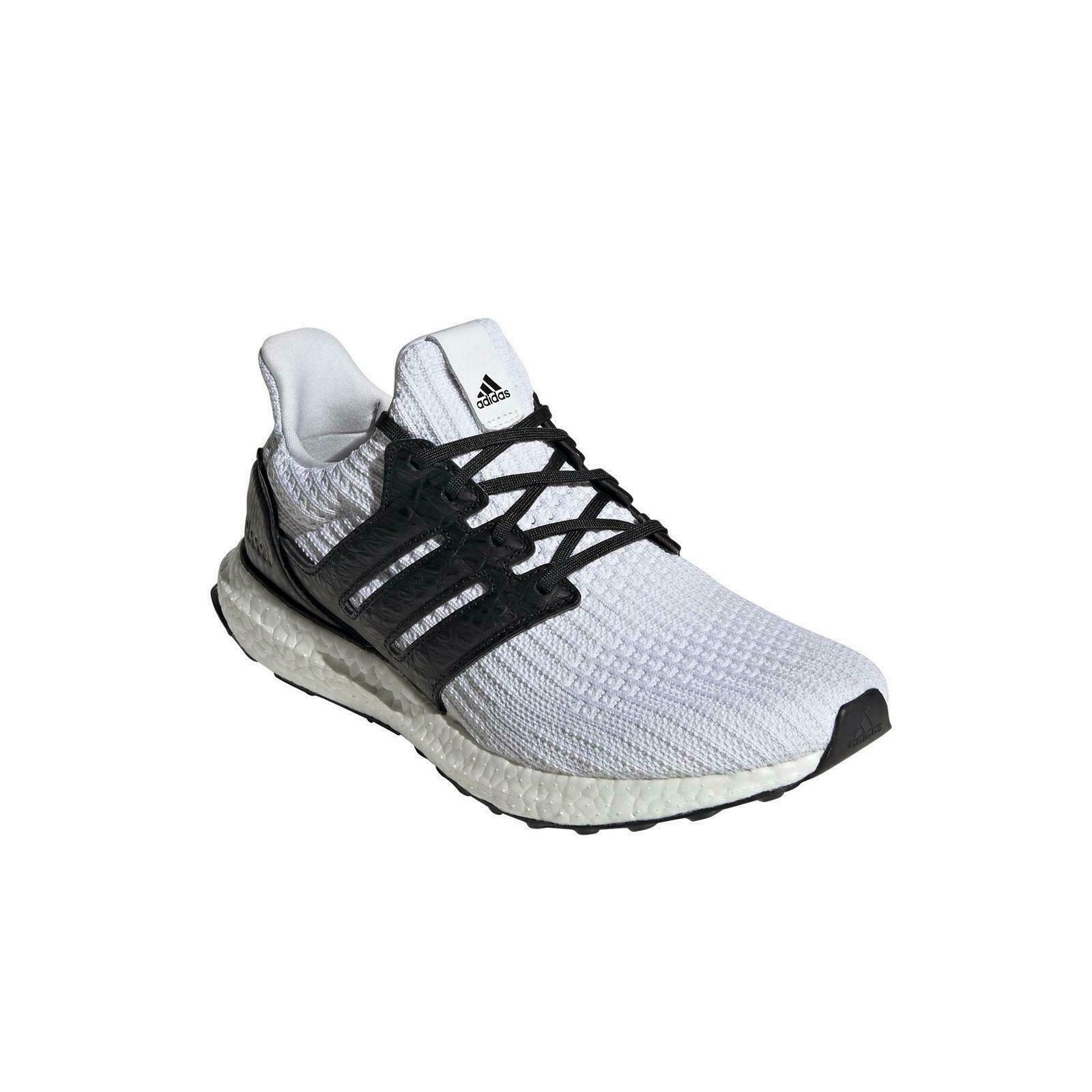 Adidas Ultraboost Dna Men`s Running Training Shoes White Black FZ2895
