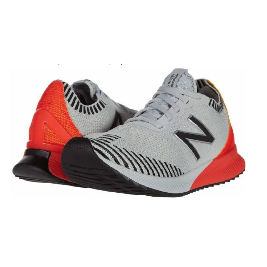 Balance Gray/red Fuelcell Echo Men`s Running Shoes Size 12D US N4022