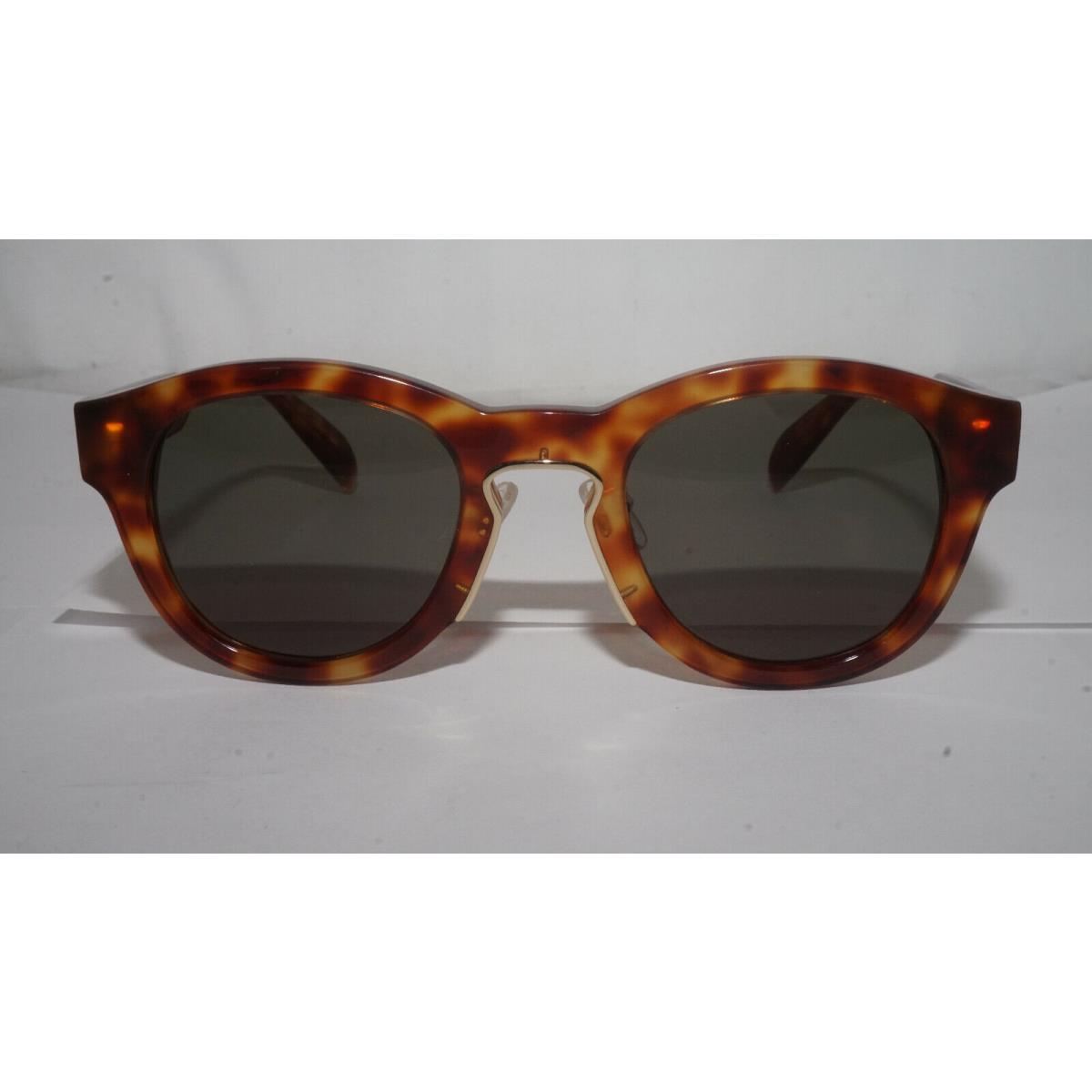 Alexander Mcqueen Sunglasses Light Brown Havana Grey AM0046S 003 50 24 145