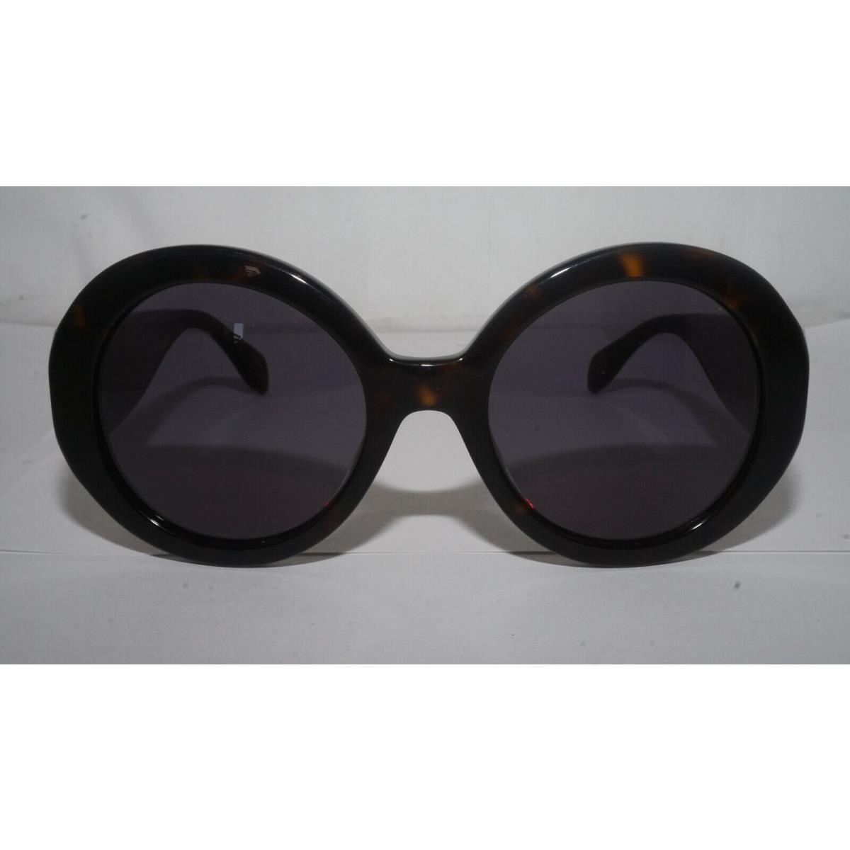 Alexander Mcqueen Sunglasses Round Dark Havana Grey AM0032S 003 52 21 140