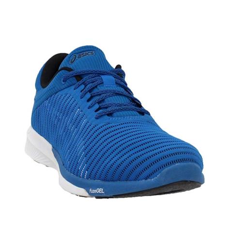 Asics Men`s Fuzex Rush Adapt Running Shoe 2 Color Options Race Blue/White