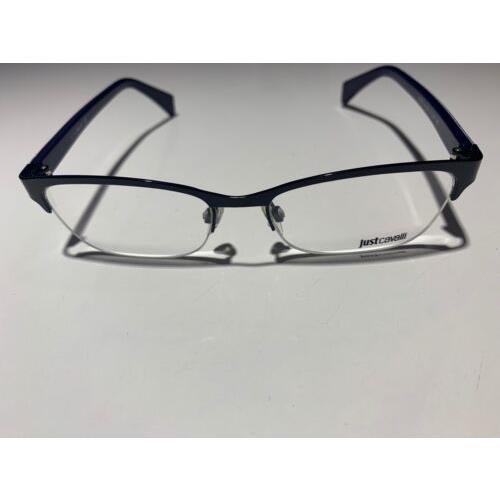 Just Cavalli Womens Eyeglasses Frames Blue Print JC615 51-16-140