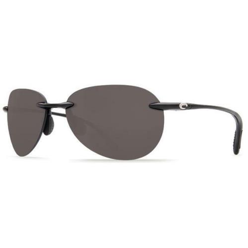 Costa Del Mar West Bay Sunglasses - 580P Polarized Lenses ShinyBlack/Gray