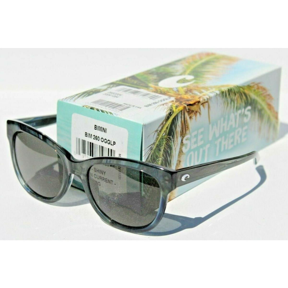 Costa Del Mar Bimini Polarized Sunglasses Womens Ocean Current/gray 580G