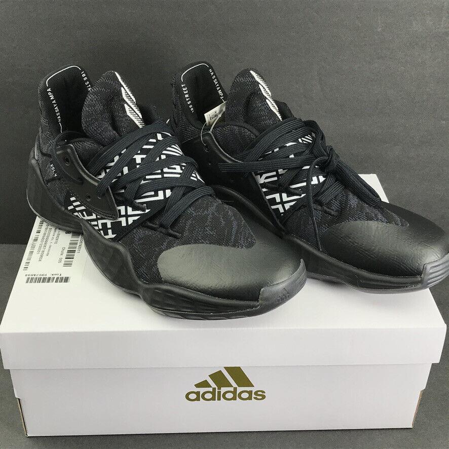 Adidas Harden Vol.4 Mens / Women`s Basketball Shoes Black Sz 7.5 EH2410 - Black