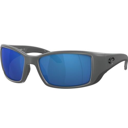 BL98OBMP Mens Costa Blackfin Polarized Sunglasses - Frame: Gray, Lens: Blue