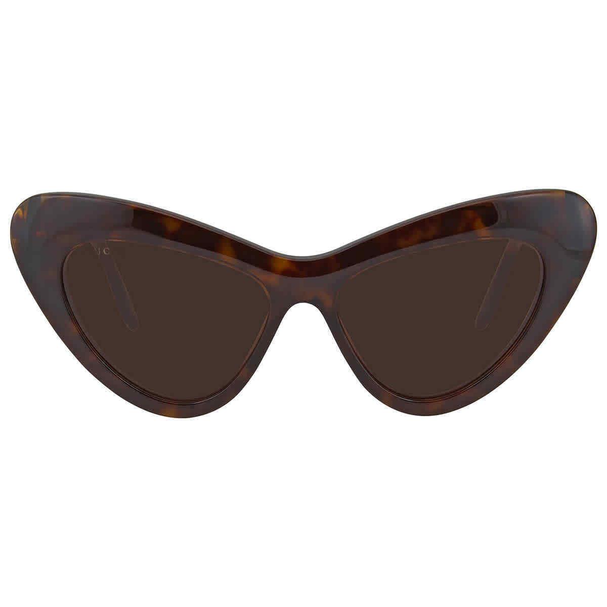 Gucci Brown Cat Eye Ladies Sunglasses GG0895S 002 54 GG0895S 002 54