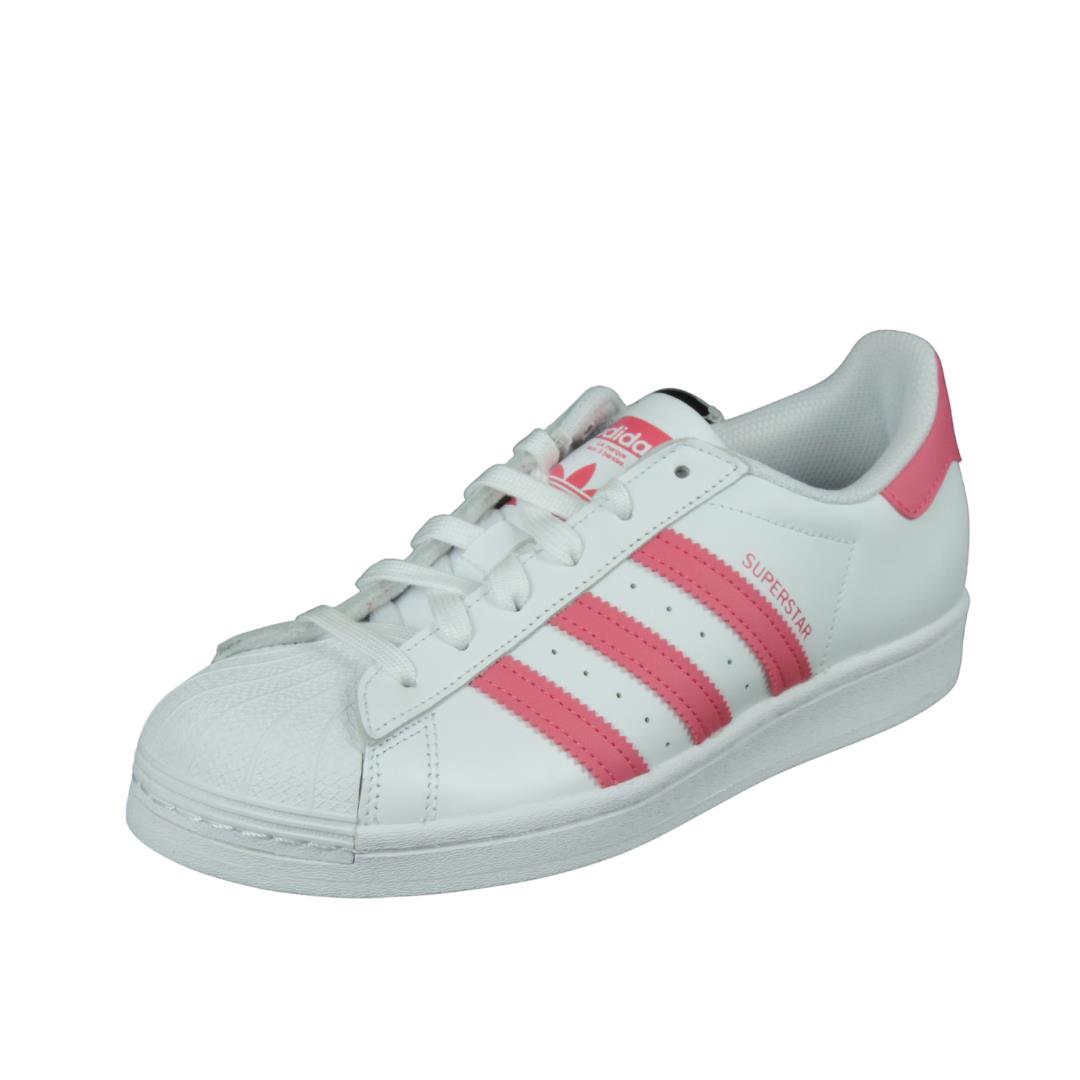 Adidas Superstar Womens Shoes FV0773 Originals Leather Sneakers White 6 Y=7.5Wms