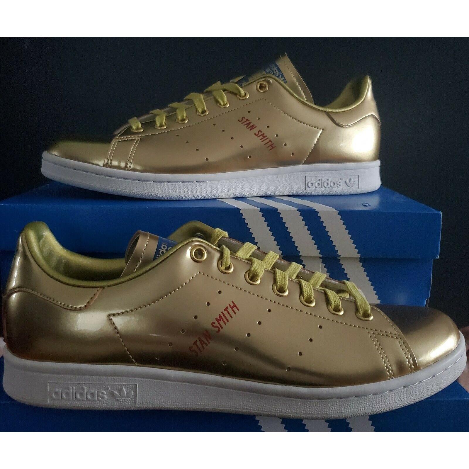 adidas gold metallic shoes