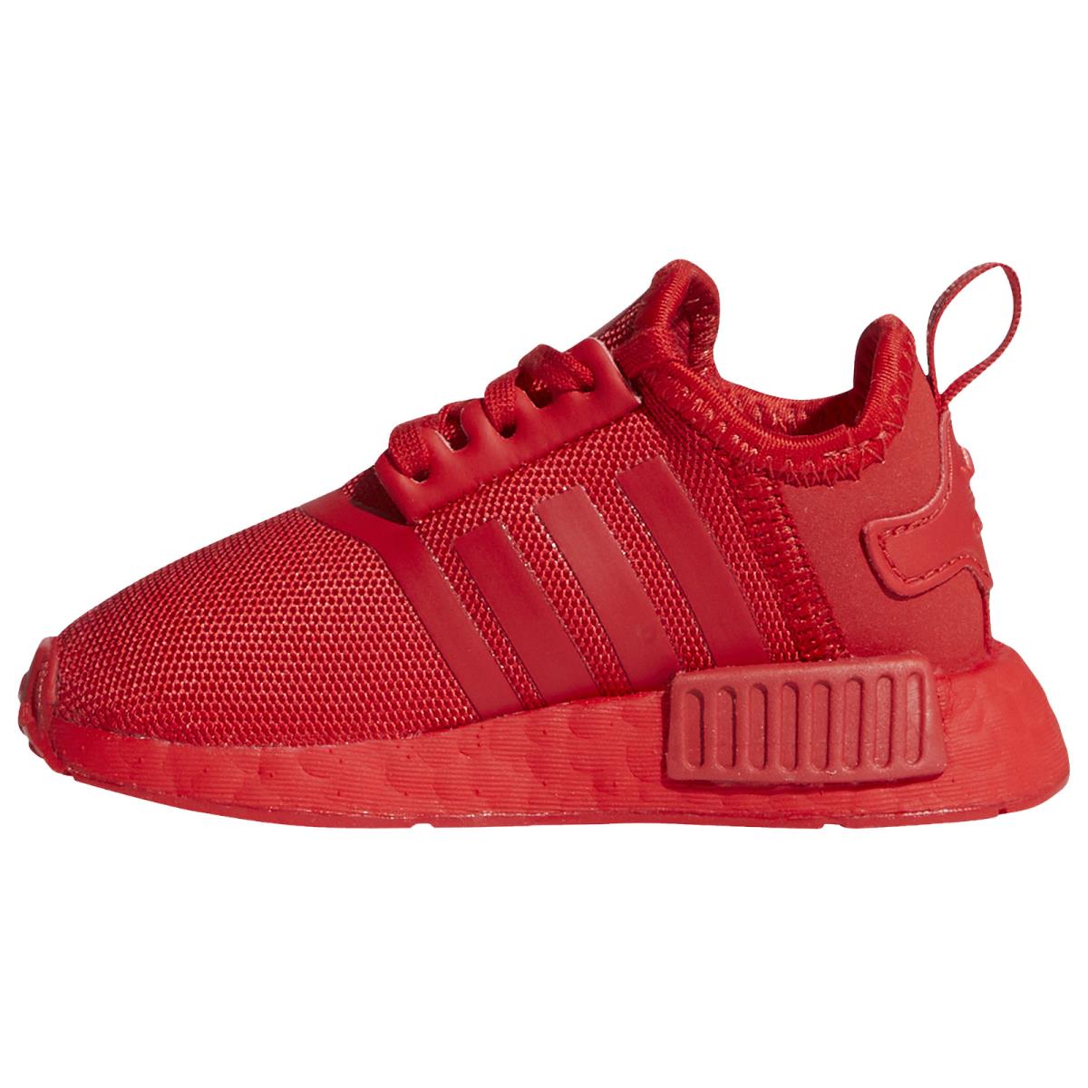 Kids Adidas Originals NMD_R1 EL I Red Shoes Size: 9K - Red