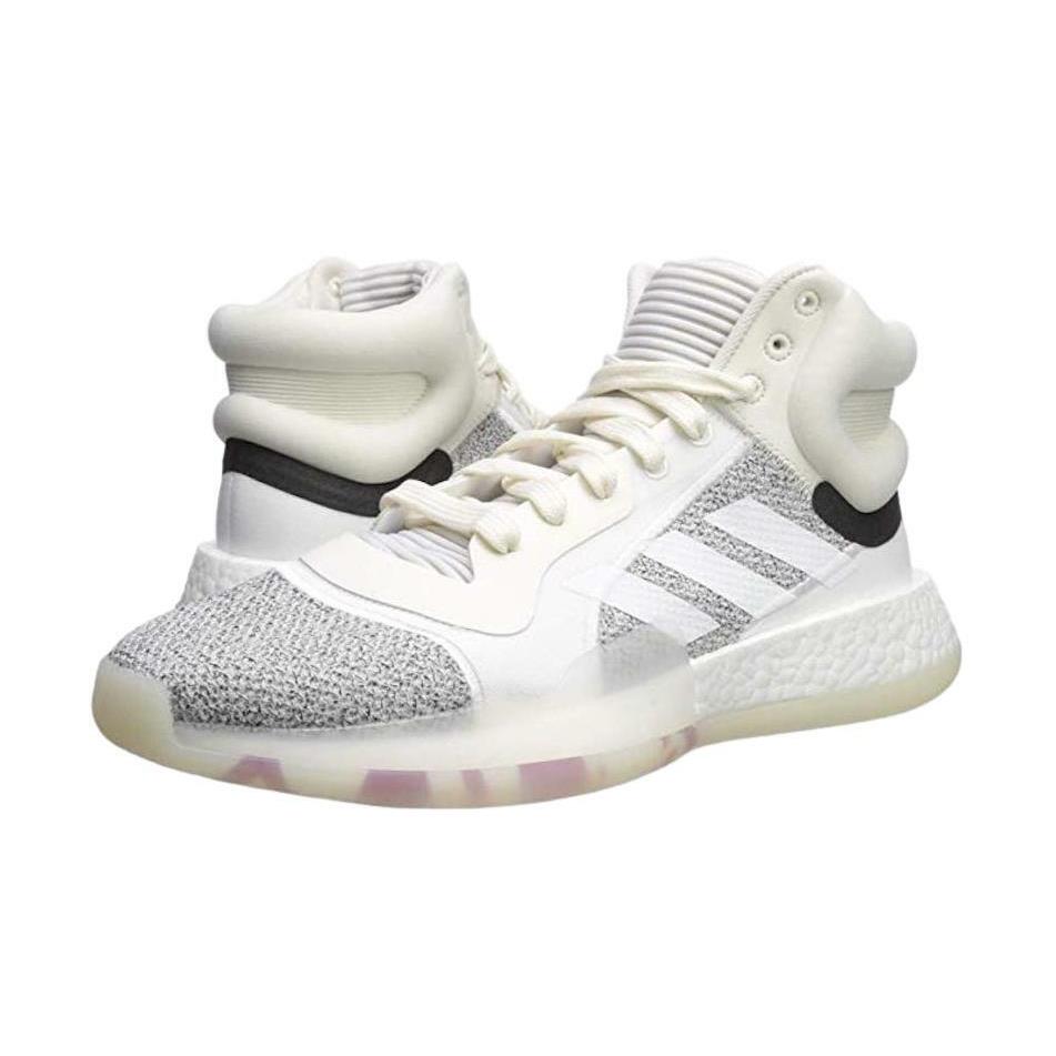 Adidas Marquee Boost Basketball Shoes - Men`s sz 18 - Off White/white/dark Grey