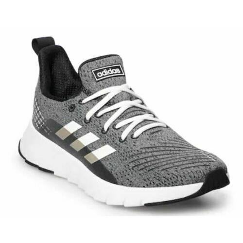 Adidas Men`s Asweego Shoes Size 9.5 Grey / White / Black - with Box F35557