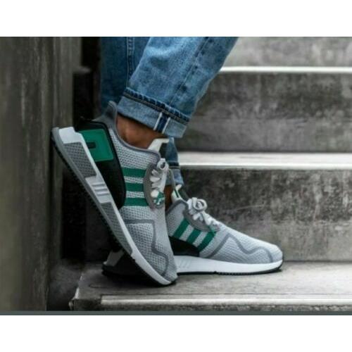 Adidas Eqt Cushion Adv Shoes Casual Men`s Sneakers Gray Turbo AH2232 Size 11.5