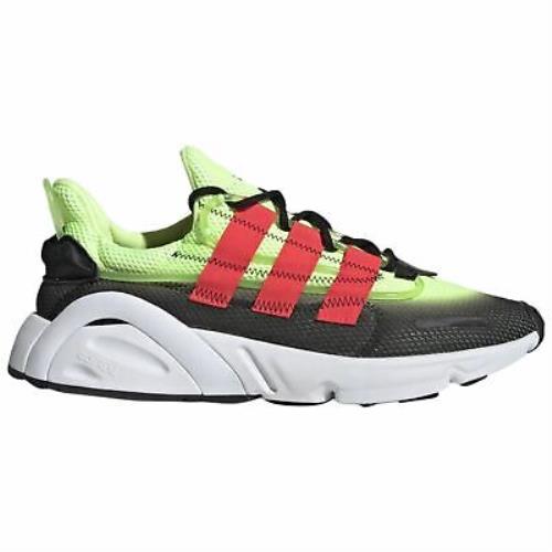 Adidas Lxcon Mens G27578 Black Shock Red White Green Running Shoes Size 5
