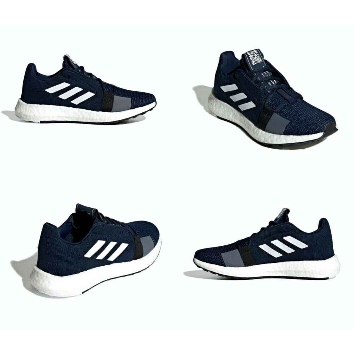 Adidas Senseboost GO Boost Shoes Blue White Black Womens Size 10 US EF1577