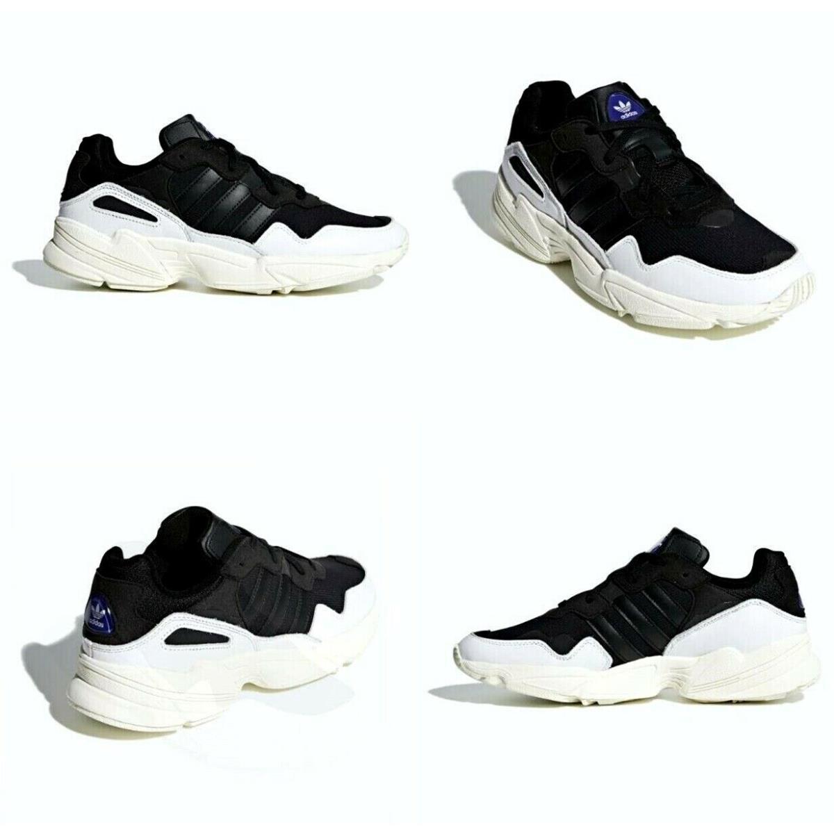 Adidas YUNG-96 Retro Runner Shoes White / Black / White Mens Size 9 F97177