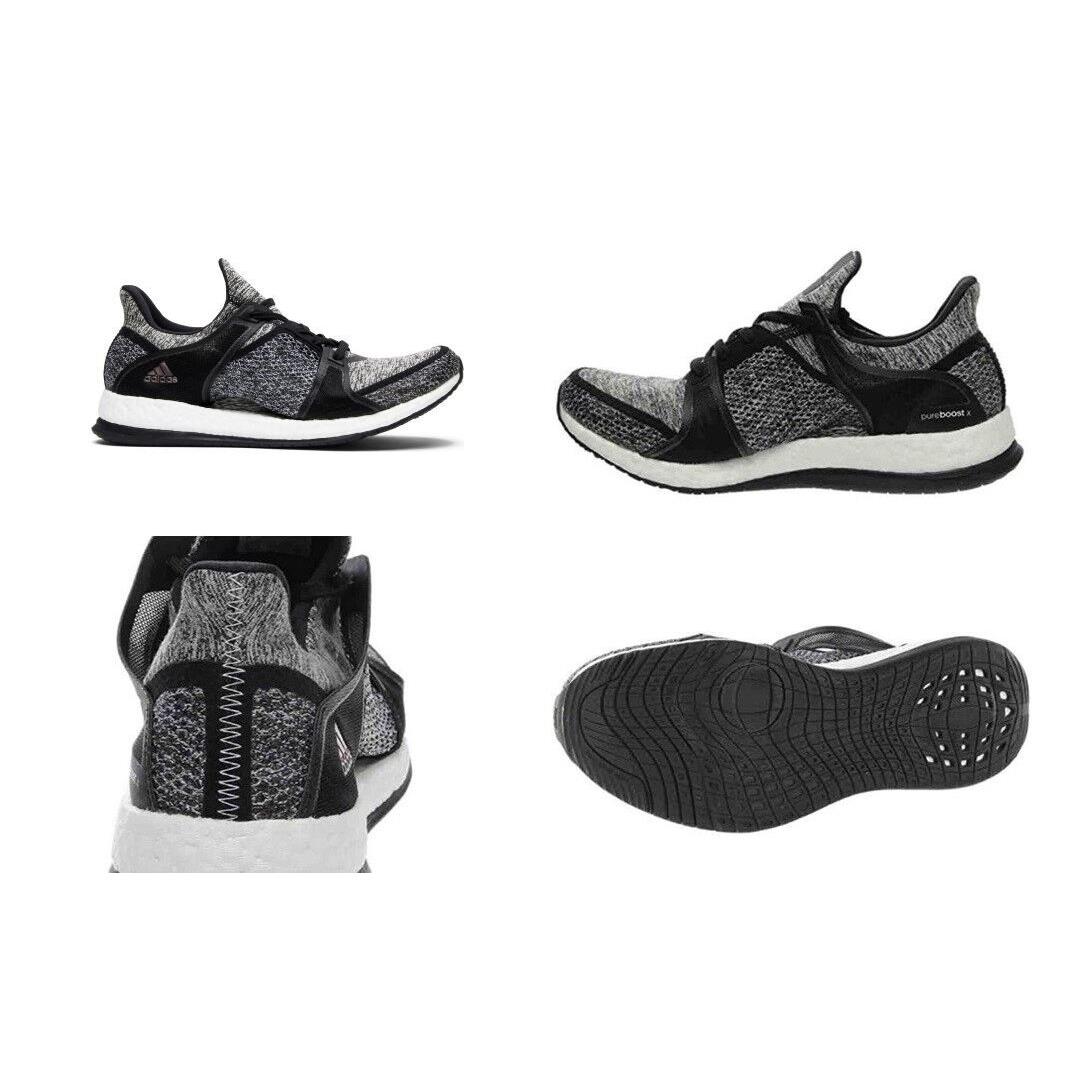 Adidas Pureboost X Reigning Champ Running Shoes Black Women Size 5 US B39255 - black white