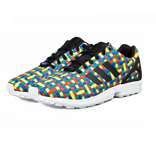 Adidas Originals ZX Flux Multicolor Weave Mens Size 9 Lifestyle Trainers S78345 - Multicolor