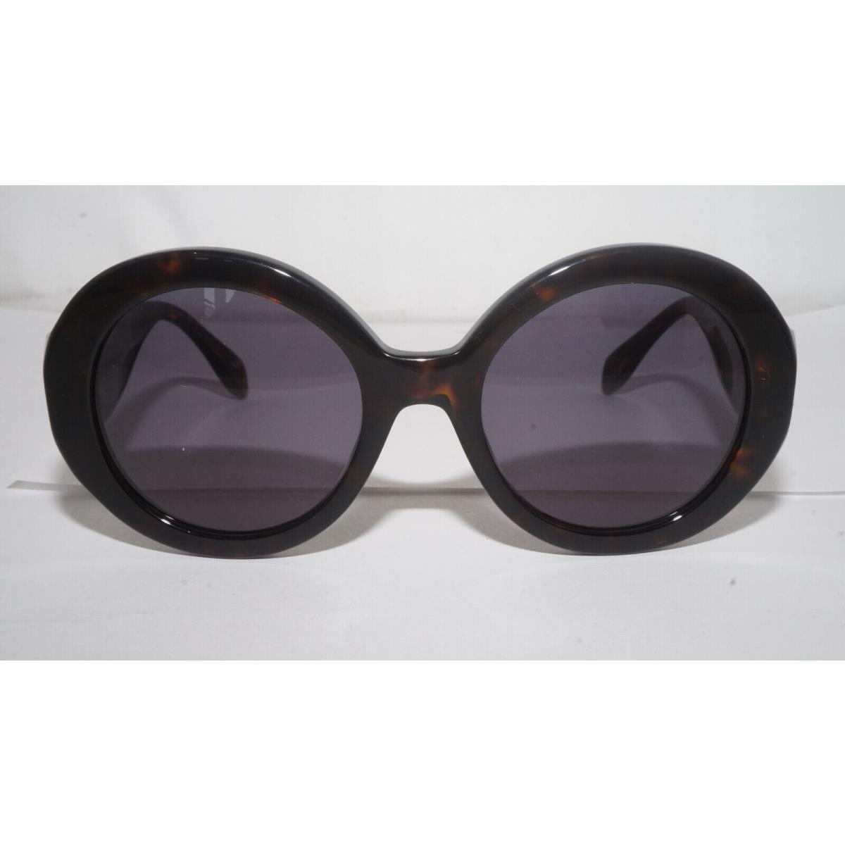 Alexander Mcqueen Sunglasses Round Dark Havana Grey AM0032S 003 52 21 140