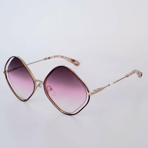 chloe poppy 57mm diamond shape sunglasses