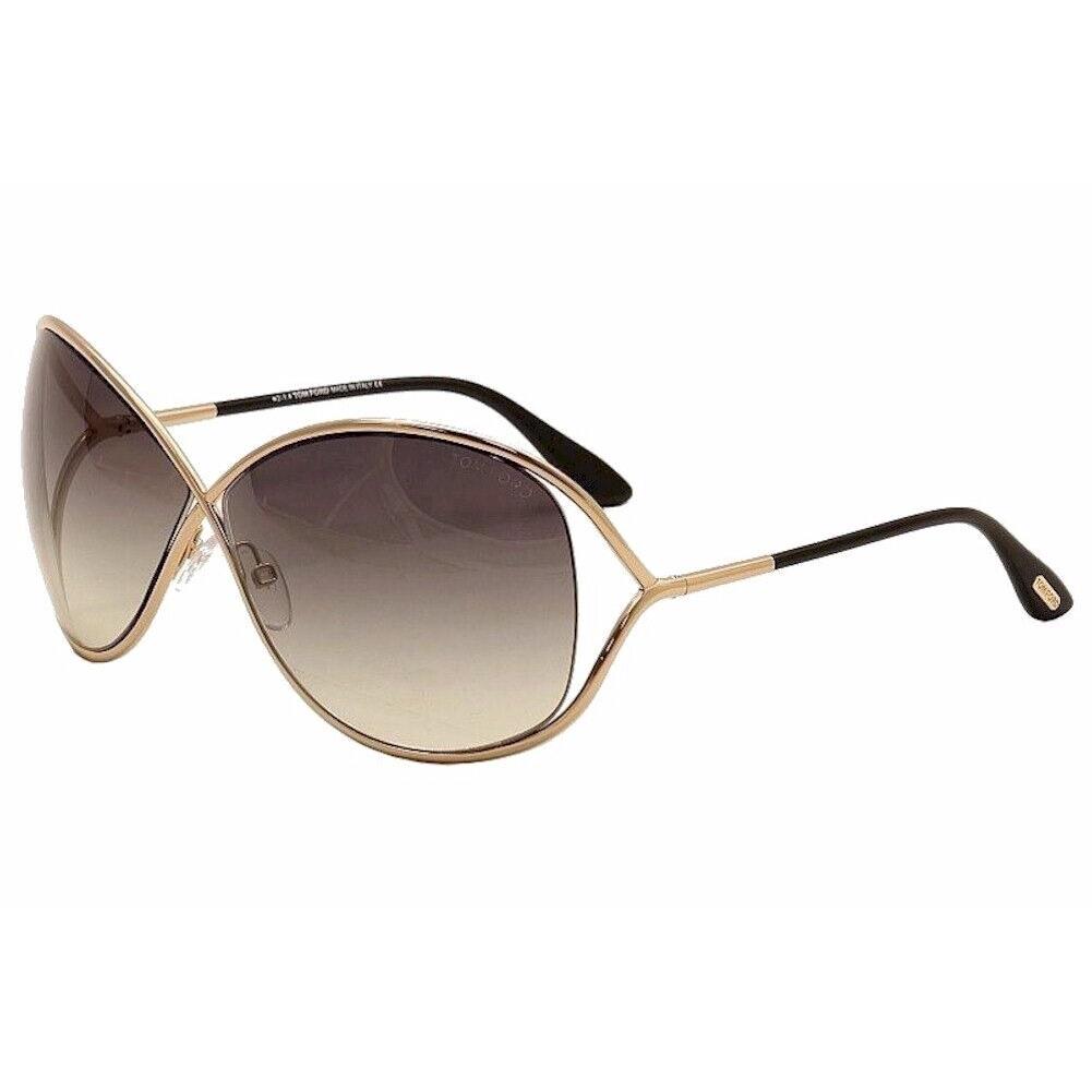 Tom Ford Women`s Miranda TF130 TF/130 28B Rose Gold Fashion Sunglasses 68mm