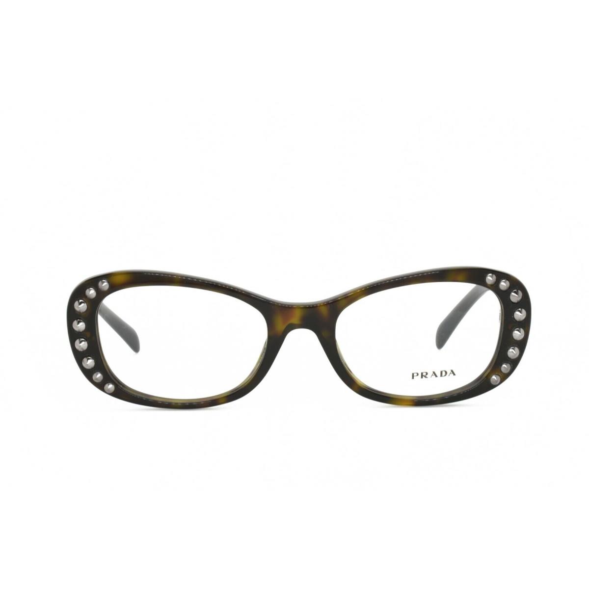Prada 21R 2AU Eyeglasses Frame 53-19-140 Tortoise