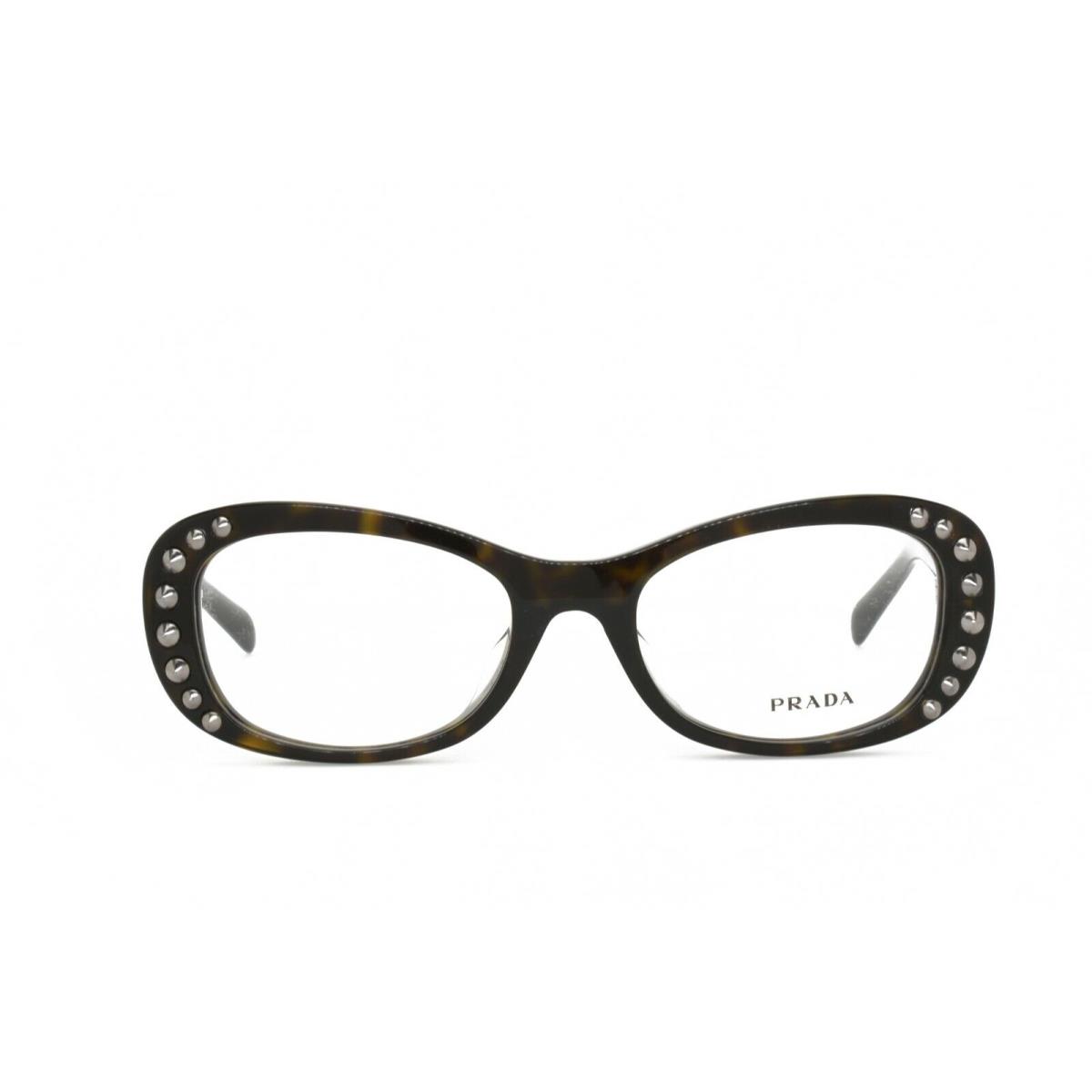 Prada 21RF 2AU Eyeglasses Frame 53-19-140 Tortoise