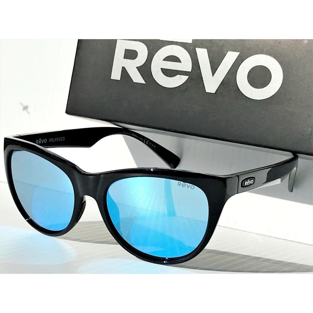 Revo sunglasses Barclay - Black Frame, Blue Lens