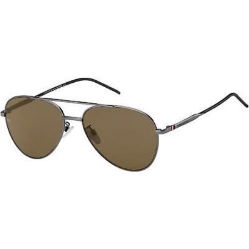 Tommy Hilfiger TH Th1788 Sunglasses 0KJ1 Dark Ruthenium