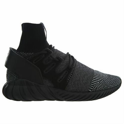 Adidas Tubular Doom PK Mens BY3131 Core Black Grey Primeknit Shoes Size 8.5