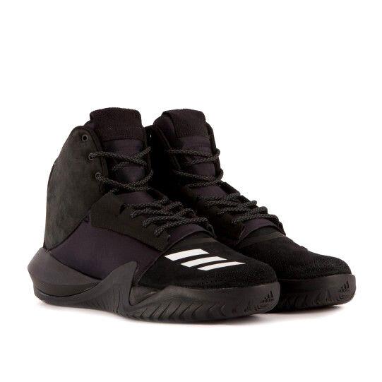 Adidas Men`s Ado Crazy Team Black Basketball Shoes Size 8 US M