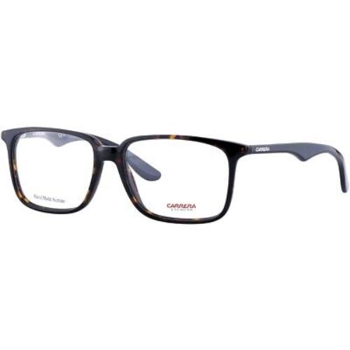 Carrera CA6613 Tortoise Havana Plastic 4NC Eyeglasses Frame 55-16-145 Square