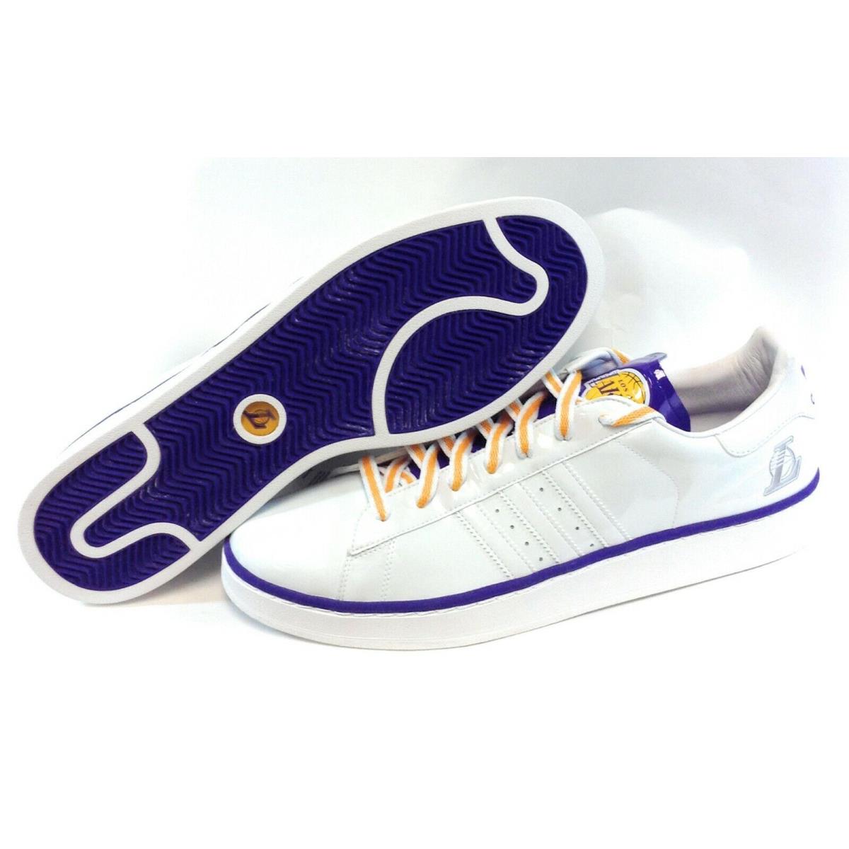 Mens Size 18 Adidas Campus Ii+ 044333 LA Lakers Nba 2007 Sneakers Shoes