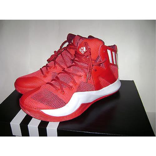 Adidas Crazy Bounce Men Basketball Shoes Sneakers Size 14.5 Red White B72768
